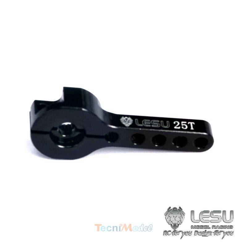 25T long Black anodized aluminum Servo Horn
Lesu AN-0006-B-BLACK
