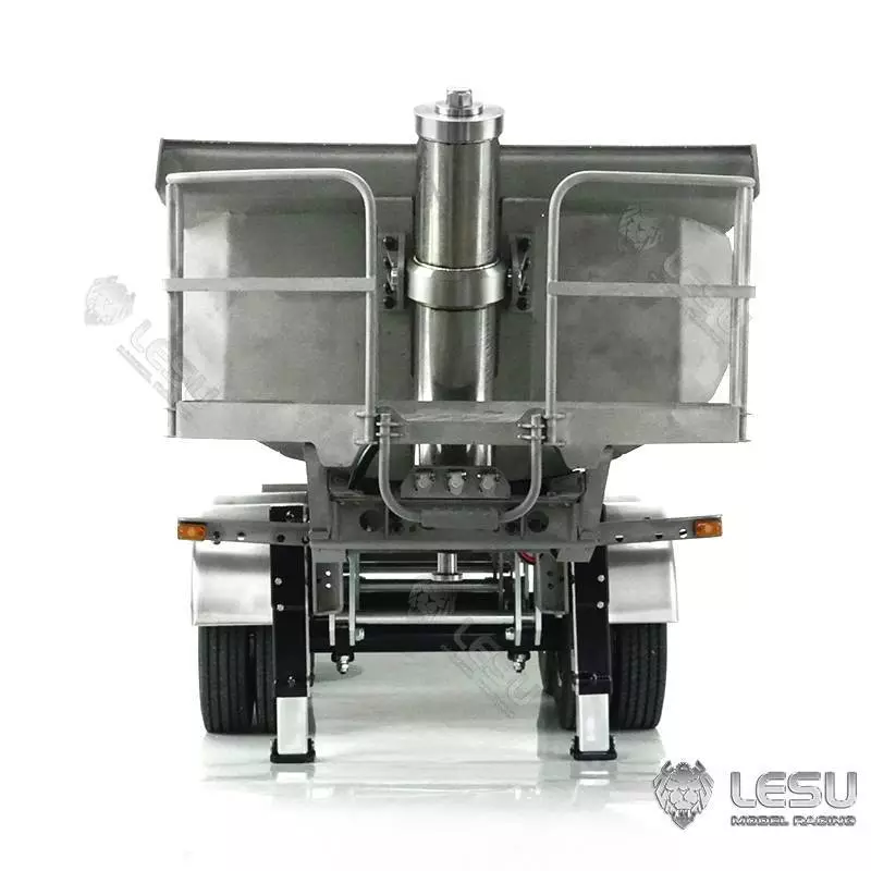 Semi-remorque benne 2 essieux LESU avec levage hydraulique réf : LS-A-0017