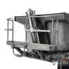 Semi-remorque benne 2 essieux LESU avec levage hydraulique réf : LS-A-0017