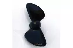 Hélice de vitesse bipale 42mm M5 à gauche en polyamide renforcé de fibre de verre 2304.42L