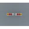 4-chamber chrome tail lights - Carson 500907262