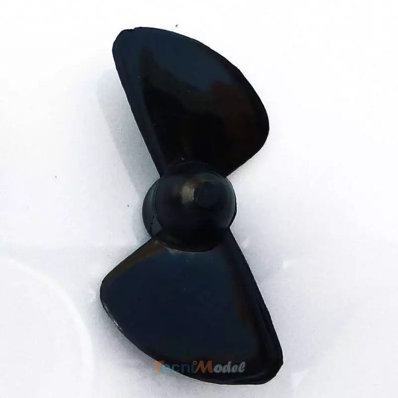 Hélice rapide bipale plastique Ø50mm M5 Gauche