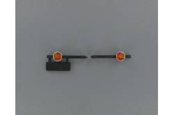 Feux ronds et supports pour camion RC ancien 1/16 - Veroma 2311
