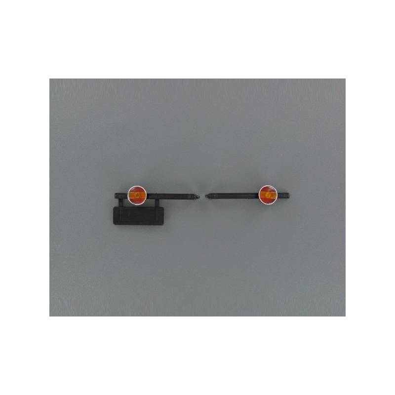 Feux ronds et supports pour camion RC ancien 1/16 - Veroma 2311