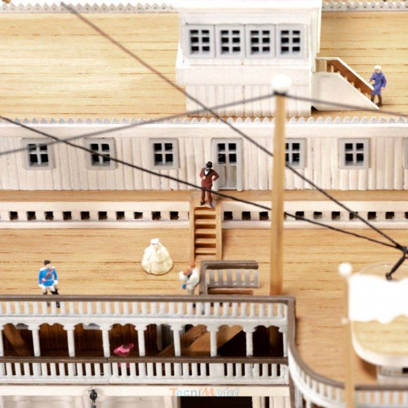 ROBERT LEE Mississippi Paddle Steamer 1/150 Kit by AMATI