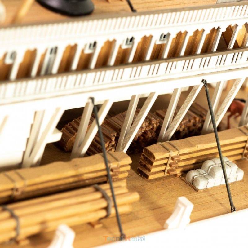 ROBERT LEE Mississippi Paddle Steamer 1/150 Kit by AMATI
