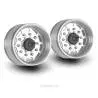 Paire de jantes larges en alu pour remorques 1/14 - Carson 500907350