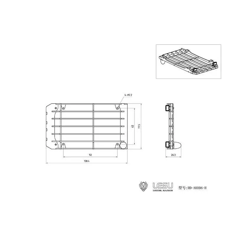 Protection de cabine avec feux pour pelle LESU C374F