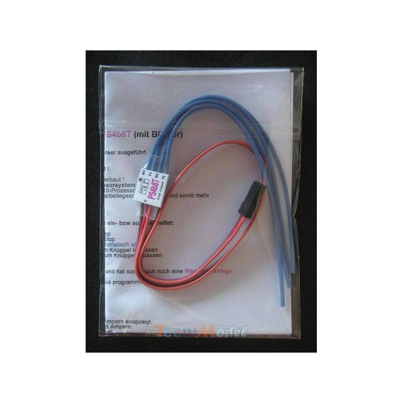 PS4b8t Light module with fast flashers and temporary outputs
