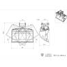 Godet de curage inclinable pour pelleteuse LESU C374F - Réf : AT-C0012-A