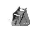 Godet étroit pour pelleteuse LESU PC360 / ET26L / ET30H / R945 - Réf : AT-C0004
