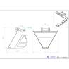 Trapezoidal bucket for LESU C374F RC Excavator
LESU AT-C0010A