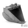 Godet trapèze pour pelleteuse LESU PC360 / ET26L / ET30H / R945 - Réf : AT-C0010-B