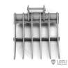 Godet râteau pour pelleteuse LESU PC360 / ET26L / ET30H / R945 - Réf : AT-C0008-B
