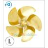 5-blade brass propeller Ø45mm M4 Type C Raboesch right