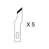 5 Lames HO355 pour scalpel HO256