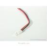 1 Connecteur Mini-Tamiya male OR + fils 15cm 20AWG Avio&Tiger 330022016