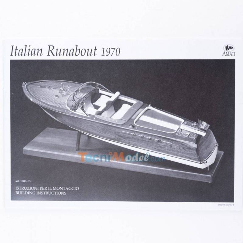 Plan du RIVA AQUARAMA 1970 1/10 AMATI