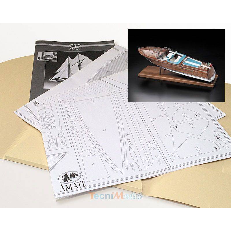 Plan du RIVA AQUARAMA 1970 1/10 AMATI
