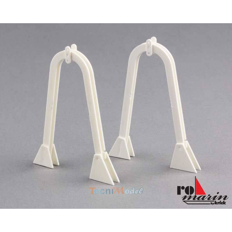2 Supports pour chaluts 75mm