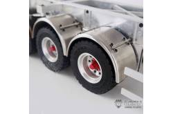Paire de garde-boues arrière en inox - LESU L-1212-B