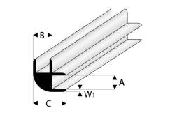 1 Profilé de raccordement d'angle 1,5x1000 mm rb449-52