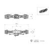 LESU Middle Front Axle with gearbox hub
LESU Q-9029