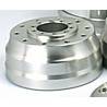 Pair of bearing hubs for LESU wide front aluminium wheels