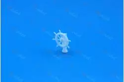 1 Boat wheel Ø30mm with 9x30mm white resin support