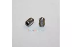 10 Vis inox sans tête M4x5 bout pointeau