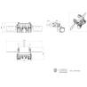 Aluminum and stainless steel rear cross-member with dummy air cylinders - LESU L-1030