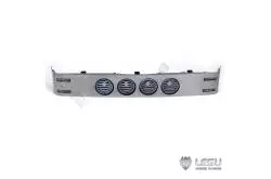 Stainless steel visor with round lights for Scania 1/14 RC Truck by LESU
LESU S-1254-D