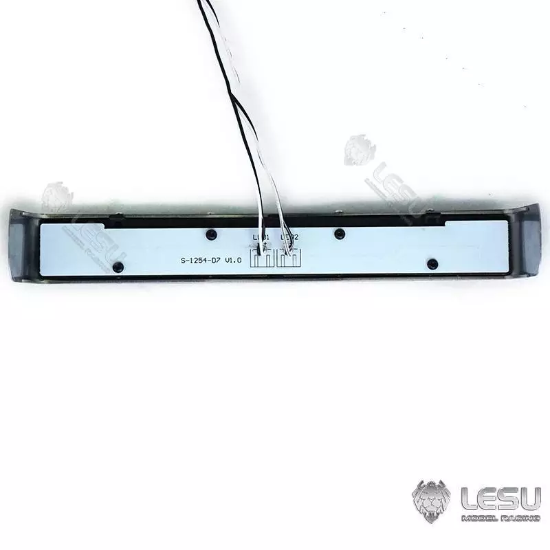 Visière en Inox avec feux pour Scania R470 / R620 Tamiya 1/14 - LESU S-1254-D