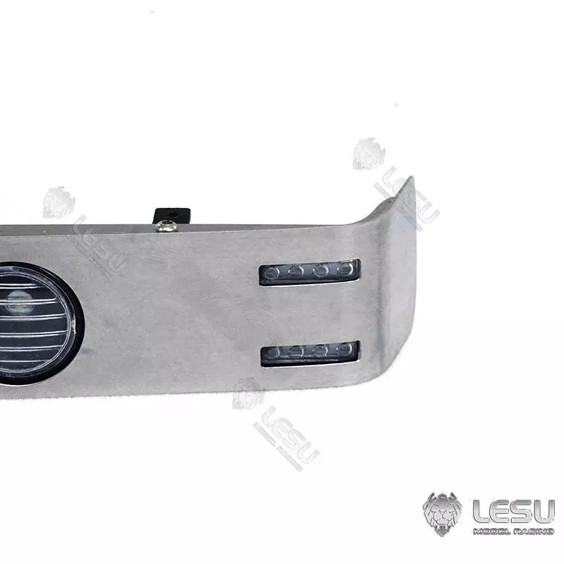 Visière en Inox avec feux pour Scania R470 / R620 Tamiya 1/14 - LESU S-1254-D