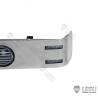 Stainless steel visor with round lights for Scania 1/14 RC Truck by LESU
LESU S-1254-D