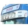 Stainless steel visor with round lights for Scania 1/14 RC Truck by LESU
LESU S-1254-D