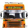 Visière en Inox avec feux pour Scania R470 / R620 Tamiya 1/14 - LESU S-1254-C