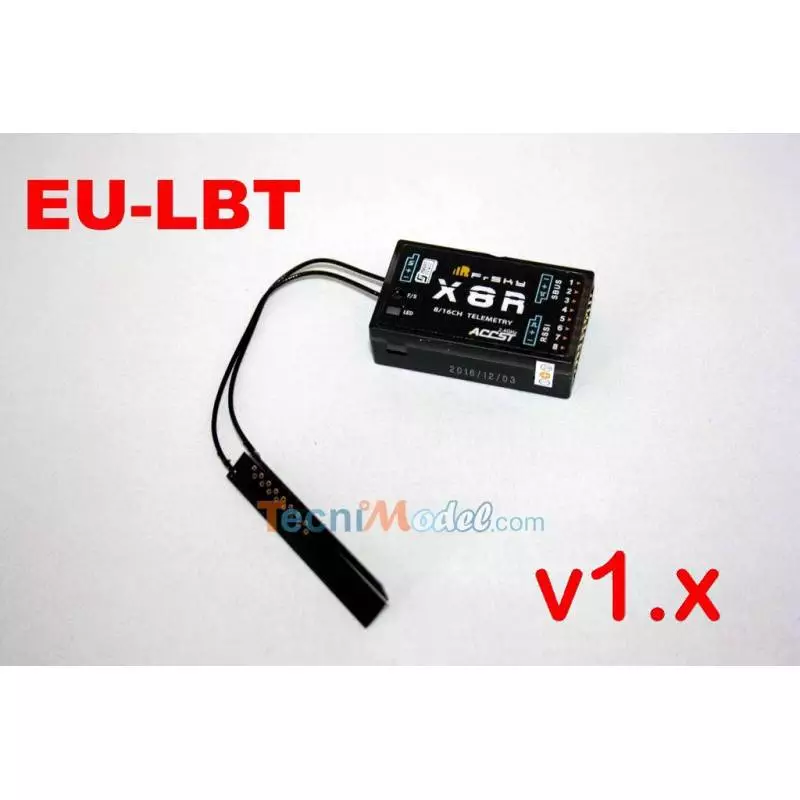 Récepteur FRSKY X8R EU-LBT 8/16 voies 2.4 Ghz v1