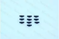 10 Taquets 12mm en plastique noir - BILLING BOATS BF0487