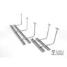 Set of 2 Underride Side Guard for 1/14 RC Truck - LESU LS-A0004-B