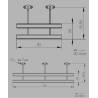 Set of 2 Underride Side Guard for 1/14 RC Truck - LESU LS-A0004-B