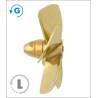 Hélice 5 pales laiton pour tuyère Ø100mm M5 Gamme 151 Type A Raboesch gauche rb151-24