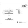 1 Tuile de chenille pour pelle C374 LESU BA-B001-Z1