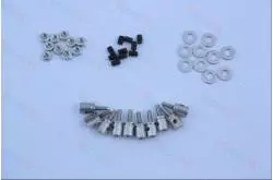 10 Dominos pour fixation corde à piano 1,2mm sur palonnier de servo