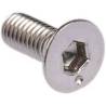 20 Vis TFHC M3X8 ACIER 10.9 Zingué blanc EF DIN 7992