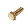 20 Hexagon Head Screws M3X10 BRASS DIN933
