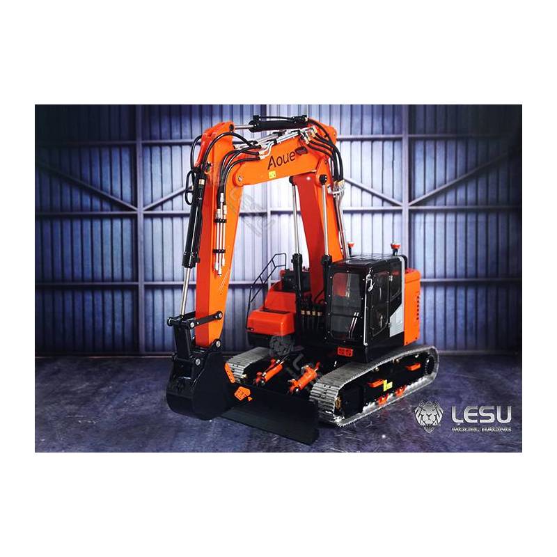 Compact RC ET26L 1/14 Hydraulic Excavator with variable angle boom by LESU