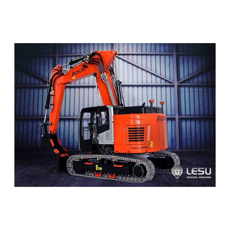 Compact RC ET26L 1/14 Hydraulic Excavator with variable angle boom by LESU