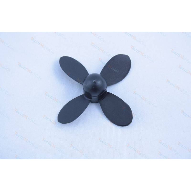 Classic 4-blade propeller 62mm M5 left-handed in fiberglass-reinforced polyamide 2311.62L