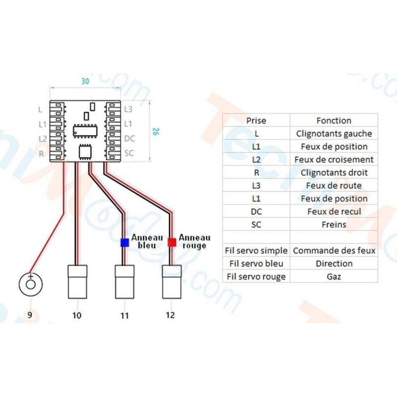 Vehicle lighting control unit - LESU EL-005